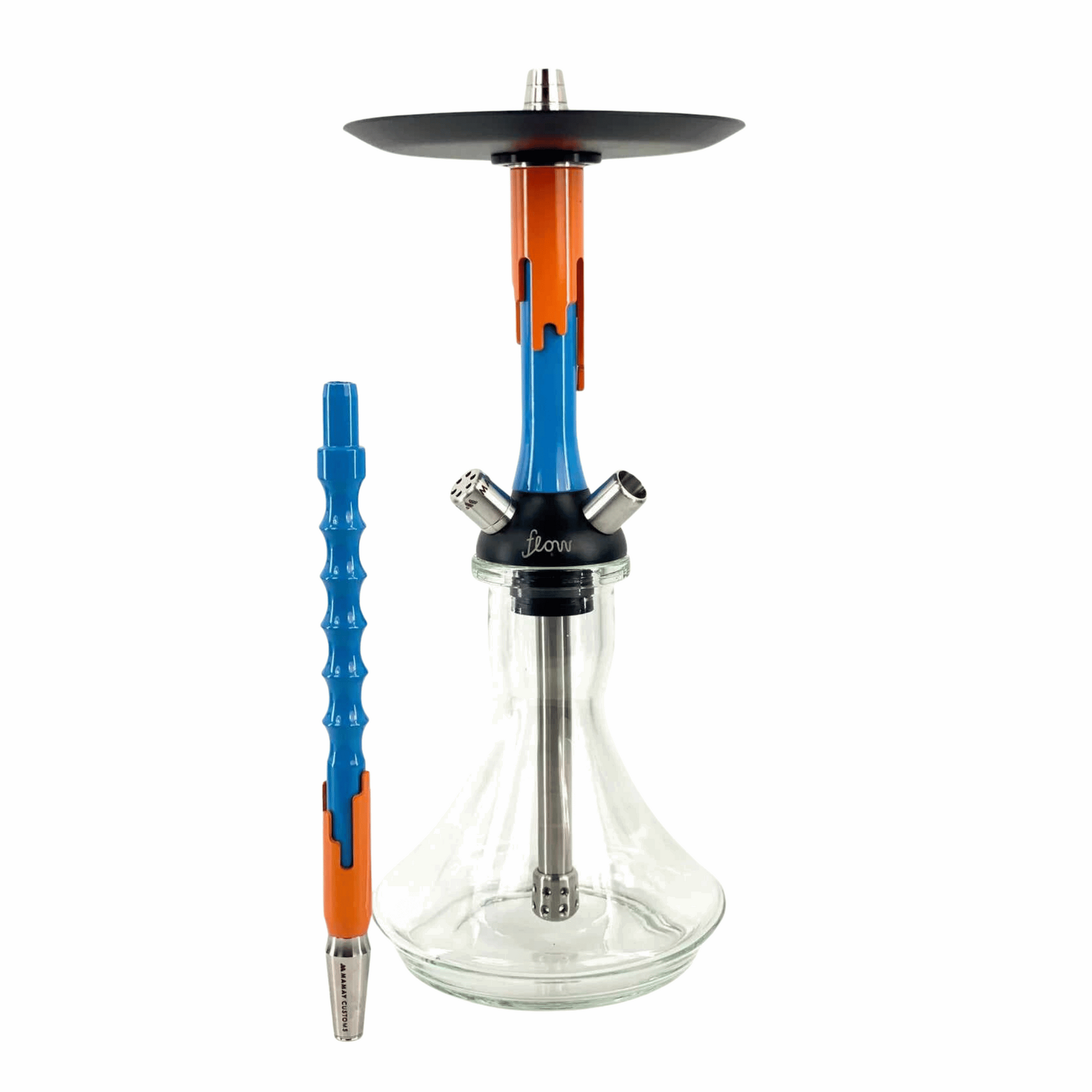 MAMAY CUSTOM HOOKAH ORANGE/BLUE