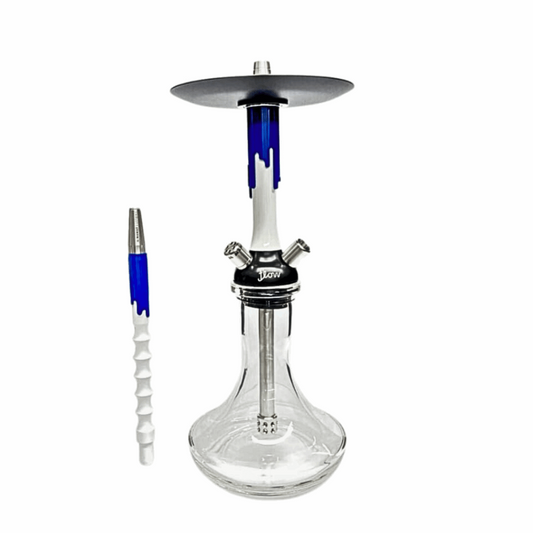 MAMAY CUSTOM HOOKAH WHITE/BLUE