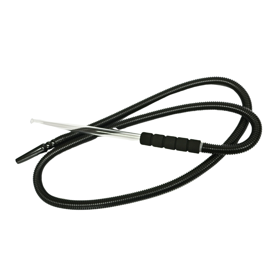 BLACK PLASTIC HOSE WITH FOAM GRIP AND PLASTIC HANDLE